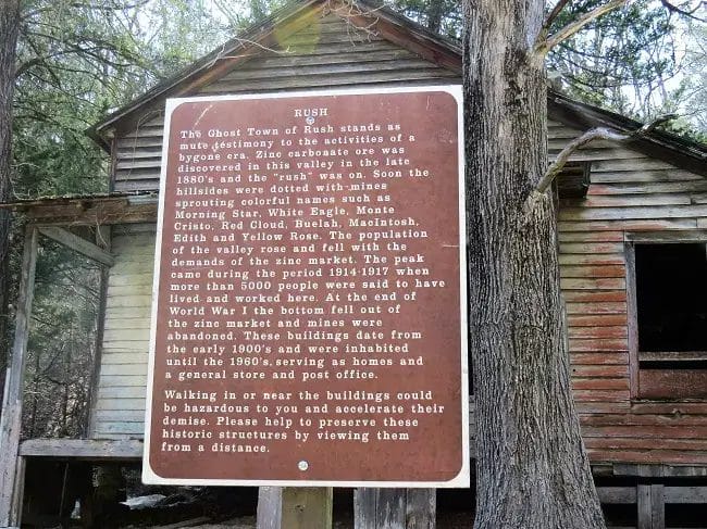 Rush Ghost Town – Haunted Mining Settlement in Rush, Arkansas